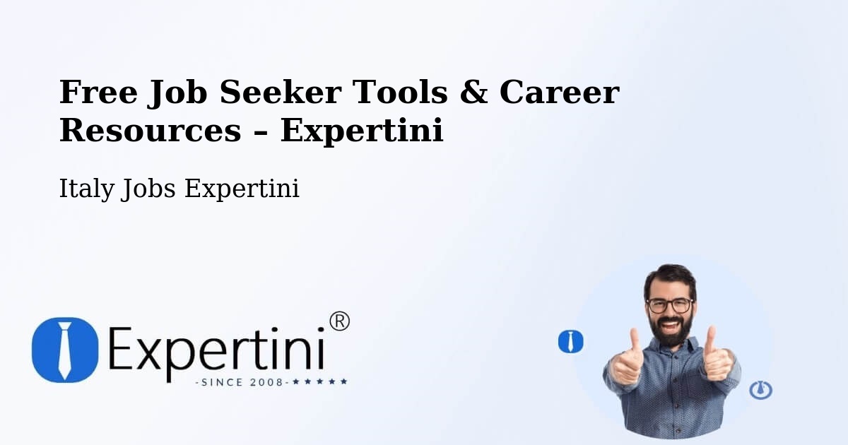 Free Job Seeker Tools & Career Resources – Stilo - Stilo, Italy Jobs Expertini