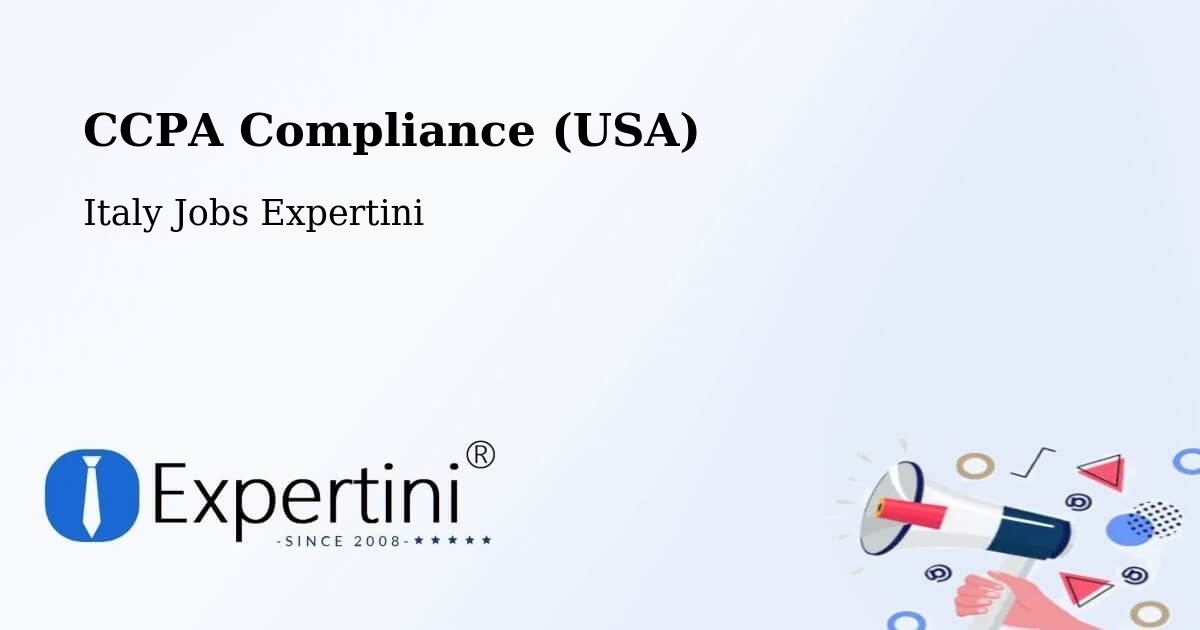 CCPA Privacy Rights & Compliance Notice – Stilo - Italy Jobs Expertini