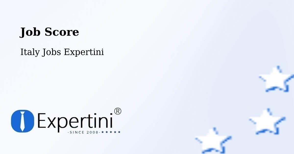 Job Score & Job Description Score Tool – Stilo - Italy Jobs Expertini