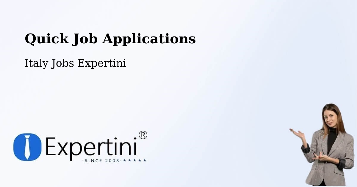 Quick Apply Feature – Stilo - Italy Jobs Expertini