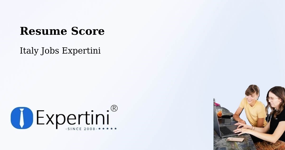 Resume Score & Job Description Match Tool – Stilo - Italy Jobs Expertini